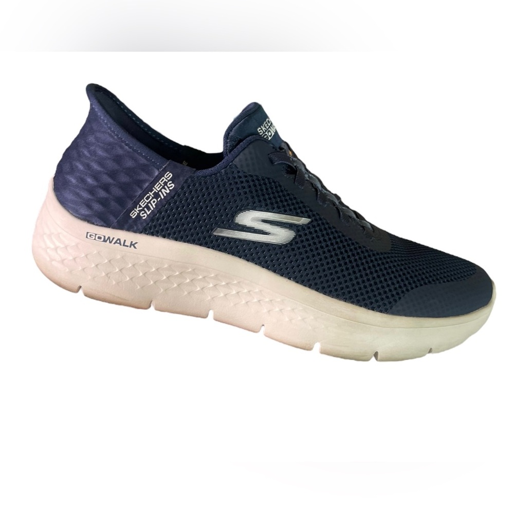 Skechers Hands Free Slip-ins GO Walk Flex  Shoes Sneakers Navy Size 7.5